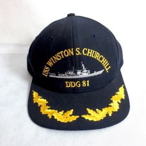 USS Winston S Churchill DDG 81 Embroidered Cap Hat